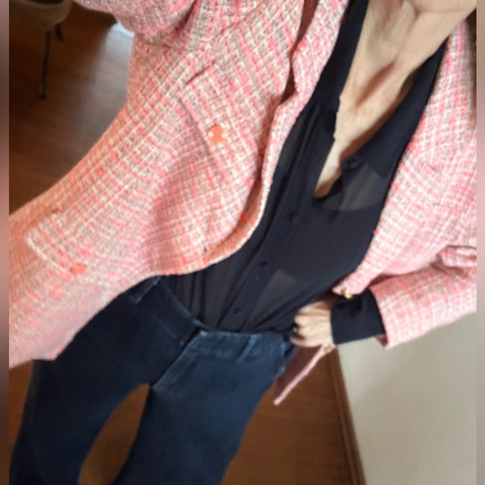 Pink Tweed Women's Jacket